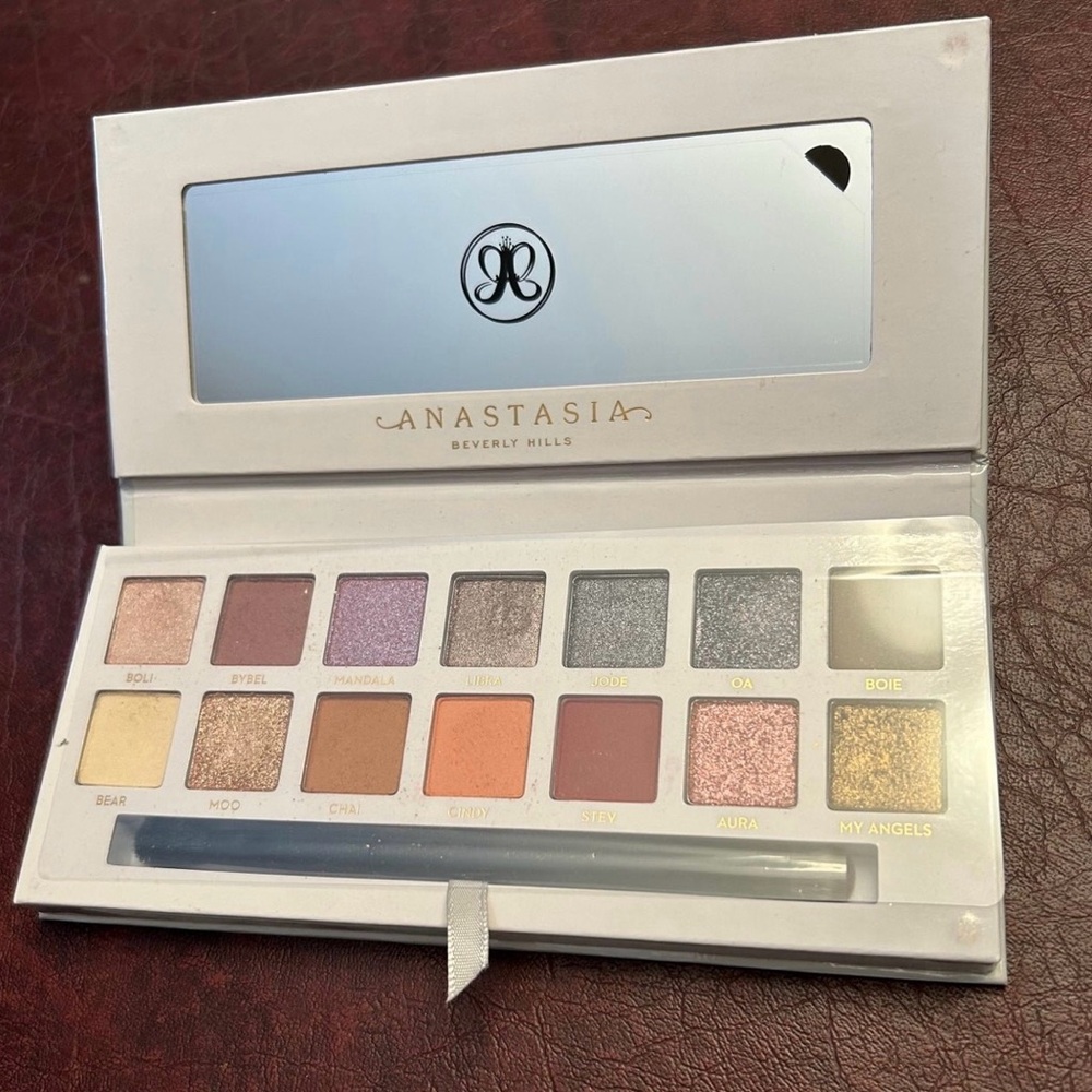 Anastasia Beverly Hills Eyeshadow Palette - Gold, Silver, Purple Hues